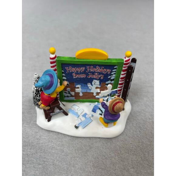 Department 56 North Pole Series "A Puzzling Sign" Accessory 799952- Retired 2007 - Picture 7 of 8